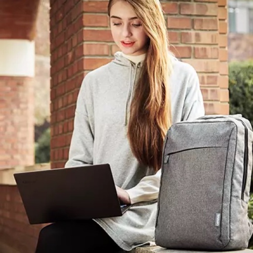 🆕 Lenovo 15.6" in. laptop Grey Lightweight School /Work /Trips Backpack B210 🎒 - Picture 8 of 15